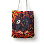 Personalized Adelaide Crows AFL Mascot Tote Bag Aboriginal Dot Art - Dreamtime Football Mascot