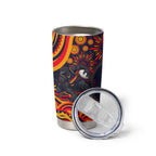 Personalized Adelaide Crows AFL Mascot Tumbler Cup Aboriginal Dot Art - Dreamtime Football Mascot