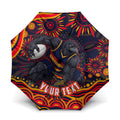 Personalized Adelaide Crows AFL Mascot Umbrella Aboriginal Dot Art - Dreamtime Football Mascot