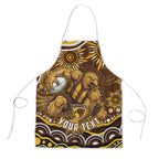 Personalized Hawthorn Hawks AFL Mascot Apron Aboriginal Dot Art - Dreamtime Football Mascot