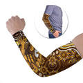 Personalized Hawthorn Hawks AFL Mascot Arm Sleeves Aboriginal Dot Art - Dreamtime Football Mascot