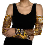 Personalized Hawthorn Hawks AFL Mascot Arm Sleeves Aboriginal Dot Art - Dreamtime Football Mascot