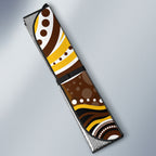 Personalized Hawthorn Hawks AFL Mascot Auto Sun Shade Aboriginal Dot Art - Dreamtime Football Mascot