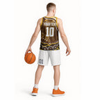 Personalized Hawthorn Hawks AFL Mascot Basketball Jersey Aboriginal Dot Art - Dreamtime Football Mascot