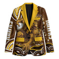 Personalized Hawthorn Hawks AFL Mascot Blazer Aboriginal Dot Art - Dreamtime Football Mascot