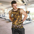 Personalized Hawthorn Hawks AFL Mascot Men Tank Top Aboriginal Dot Art - Dreamtime Football Mascot