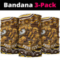 Personalized Hawthorn Hawks AFL Mascot Neck Gaiter Aboriginal Dot Art - Dreamtime Football Mascot