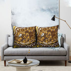 Personalized Hawthorn Hawks AFL Mascot Pillow Cover Aboriginal Dot Art - Dreamtime Football Mascot