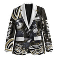 Personalized Collingwood Magpies Football Blazer Aboriginal Dot Art - Dreamtime Football Mascot