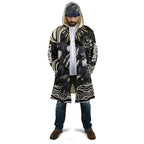 Personalized Collingwood Magpies Football Cloak Aboriginal Dot Art - Dreamtime Football Mascot