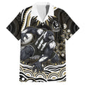 Personalized Collingwood Magpies Football Hawaiian Shirt Aboriginal Dot Art - Dreamtime Football Mascot