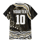 Personalized Collingwood Magpies Football Hawaiian Shirt Aboriginal Dot Art - Dreamtime Football Mascot