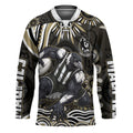 Personalized Collingwood Magpies Football Hockey Jersey Aboriginal Dot Art - Dreamtime Football Mascot