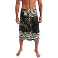 Personalized Collingwood Magpies Football Lavalava Aboriginal Dot Art - Dreamtime Football Mascot