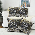 Personalized Collingwood Magpies Football Pillow Cover Aboriginal Dot Art - Dreamtime Football Mascot