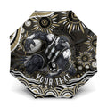 Personalized Collingwood Magpies Football Umbrella Aboriginal Dot Art - Dreamtime Football Mascot