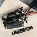 Personalized Collingwood Magpies Football Umbrella Aboriginal Dot Art - Dreamtime Football Mascot