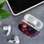 Personalized Melbourne Demons Mascot AirPods Case Aboriginal Dot Art - Dreamtime Football Mascot