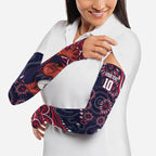 Personalized Melbourne Demons Mascot Arm Sleeves Aboriginal Dot Art - Dreamtime Football Mascot