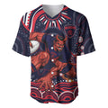 Personalized Melbourne Demons Mascot Baseball Jersey Aboriginal Dot Art - Dreamtime Football Mascot