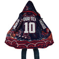 Personalized Melbourne Demons Mascot Cloak Aboriginal Dot Art - Dreamtime Football Mascot