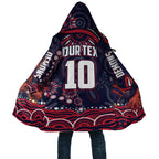 Personalized Melbourne Demons Mascot Cloak Aboriginal Dot Art - Dreamtime Football Mascot
