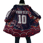 Personalized Melbourne Demons Mascot Cloak Aboriginal Dot Art - Dreamtime Football Mascot