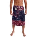 Personalized Melbourne Demons Mascot Lavalava Aboriginal Dot Art - Dreamtime Football Mascot