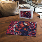 Personalized Melbourne Demons Mascot Puzzle Aboriginal Dot Art - Dreamtime Football Mascot