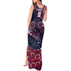 Personalized Melbourne Demons Mascot Tank Maxi Dress Aboriginal Dot Art - Dreamtime Football Mascot