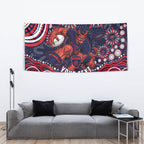 Personalized Melbourne Demons Mascot Tapestry Aboriginal Dot Art - Dreamtime Football Mascot