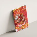 Personalized Gold Coast Suns Mascot Canvas Wall Art Aboriginal Dot Art - Dreamtime Football Mascot
