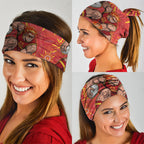 Personalized Gold Coast Suns Mascot Neck Gaiter Aboriginal Dot Art - Dreamtime Football Mascot