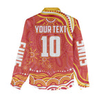 Personalized Gold Coast Suns Mascot Women Casual Shirt Aboriginal Dot Art - Dreamtime Football Mascot
