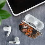 Personalized GWS Giants Rugby AirPods Case Aboriginal Dot Art - Dreamtime Football Mascot