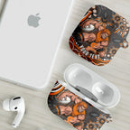 Personalized GWS Giants Rugby AirPods Case Aboriginal Dot Art - Dreamtime Football Mascot