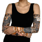 Personalized GWS Giants Rugby Arm Sleeves Aboriginal Dot Art - Dreamtime Football Mascot