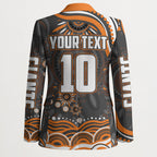 Personalized GWS Giants Rugby Blazer Aboriginal Dot Art - Dreamtime Football Mascot