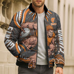 Personalized GWS Giants Rugby Bomber Puffer Jacket Aboriginal Dot Art - Dreamtime Football Mascot