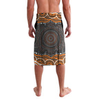 Personalized GWS Giants Rugby Lavalava Aboriginal Dot Art - Dreamtime Football Mascot