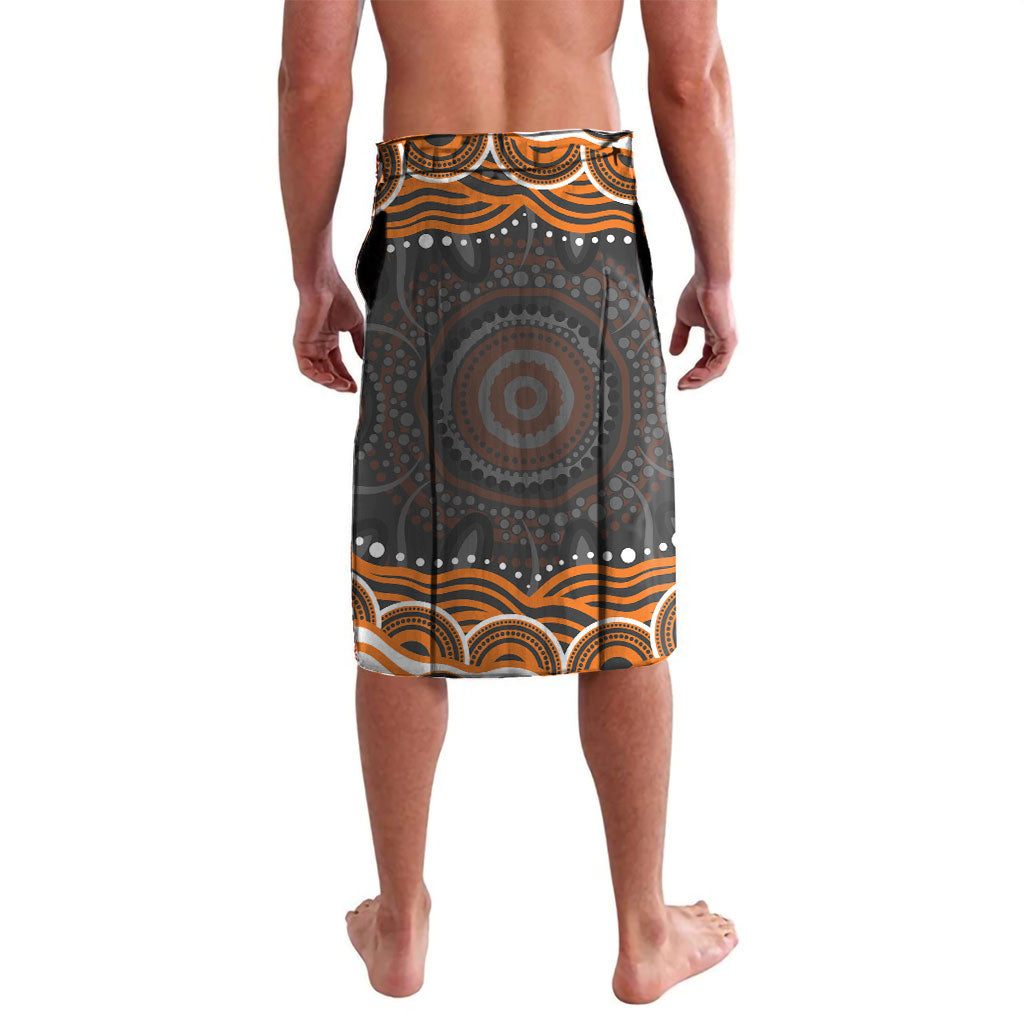 Personalized GWS Giants Rugby Lavalava Aboriginal Dot Art - Dreamtime Football Mascot