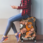 Personalized GWS Giants Rugby Luggage Cover Aboriginal Dot Art - Dreamtime Football Mascot