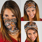 Personalized GWS Giants Rugby Neck Gaiter Aboriginal Dot Art - Dreamtime Football Mascot