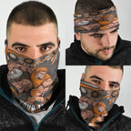 Personalized GWS Giants Rugby Neck Gaiter Aboriginal Dot Art - Dreamtime Football Mascot