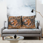 Personalized GWS Giants Rugby Pillow Cover Aboriginal Dot Art - Dreamtime Football Mascot