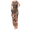 Personalized GWS Giants Rugby Tank Maxi Dress Aboriginal Dot Art - Dreamtime Football Mascot