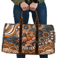 Personalized GWS Giants Rugby Travel Bag Aboriginal Dot Art - Dreamtime Football Mascot