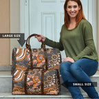Personalized GWS Giants Rugby Travel Bag Aboriginal Dot Art - Dreamtime Football Mascot