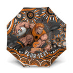 Personalized GWS Giants Rugby Umbrella Aboriginal Dot Art - Dreamtime Football Mascot