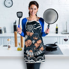 Personalized Carlton Blues Rugby Apron Aboriginal Dot Art - Dreamtime Football Mascot